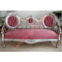 Silver Sofa Set 009 - Image 4