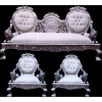 Silver Sofa 038 - Image 5