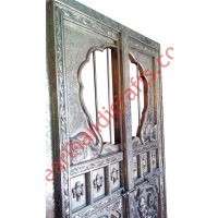 Temple Doors | Carved Teak Doors | Wooden Temple Doors | Metal Doors - Image 2