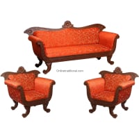 Pankhi Shekhawati  Teak Sofa - Image 4