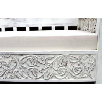 Traditional carved sofa 014 - Image 3