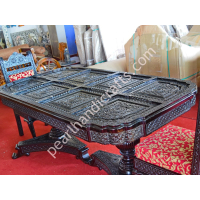 Rectangular Arc Corners 8 Seat Dining Table - Image 3