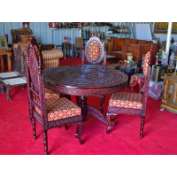 Round Top Dining With 4 Chairs - Image 1