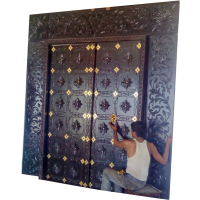 Teak door 013 - Image 1