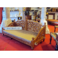 Elephant Double Pillar Teak Swing 022 - Image 4