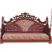 Round Neck Peacock Teak Swing - Image 7