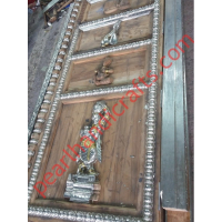 Temple Doors | Carved Teak Doors | Wooden Temple Doors | Metal Doors - Image 6