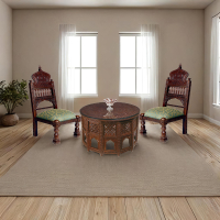 Pitha teak peacock chair - Image 4