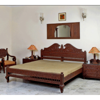 Bed 006 - Teak - Image 1