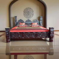 Traditional 3 Mehrab pillar BED 045 - Image 3