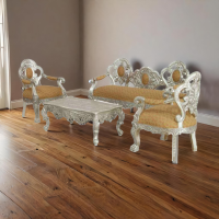 Sofa Set |  Silver Sofa Set | Best Sofa Sets for Living Room - Image 1