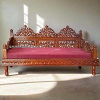 Mehrabi jaali teak traditional sofa - Image 1