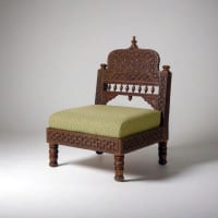 Perkota Back Rajwadi Teak Sofa - Image 5