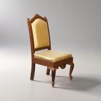 Galaxie-fine carved teak wood dining chair - Image 3
