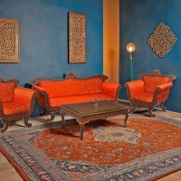 Pankhi Shekhawati  Teak Sofa - Image 6