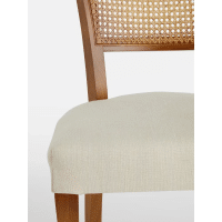 Elegant Rattan net teak chair - Image 2