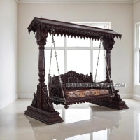 4 Peacock Hut Top Swing Jhula - Image 1