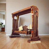 Double Pillar Teak Swing 007 - Image 1