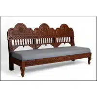Triple Mehrabi Teak Sofa - Image 2